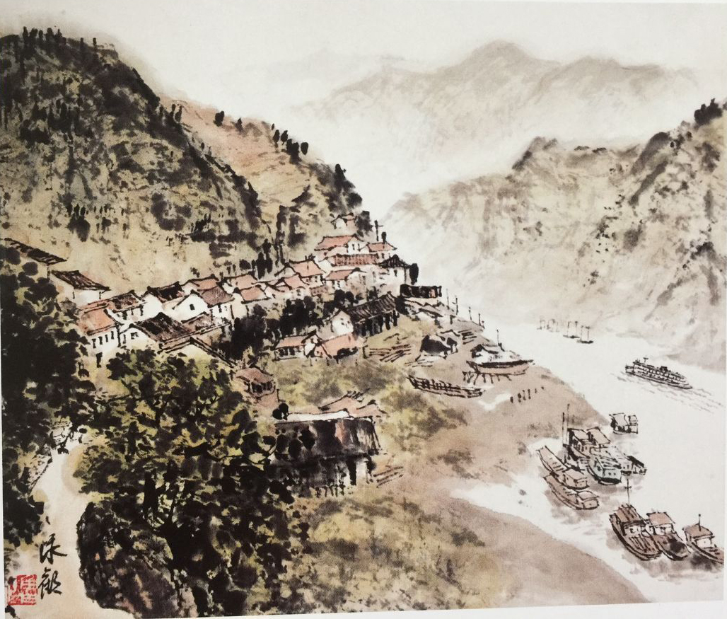 三峽人家   尺寸：69×68   友情價：2000元.jpg